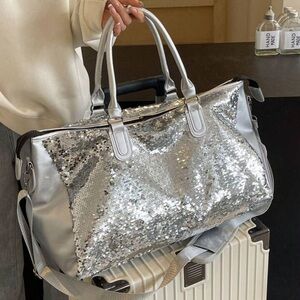 🆕 Sequin Travel Duffel Bag